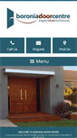 Mobile Screenshot of boroniadoorcentre.com